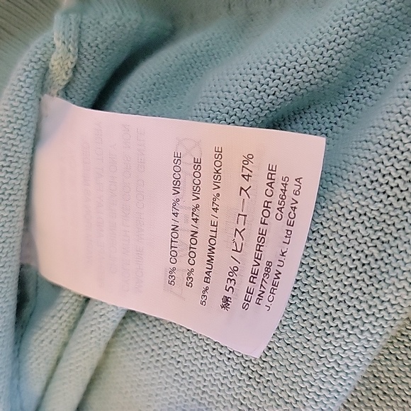 j. crew lightweight semi-cropped v-neck cardigan - Picture 5 of 5